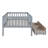Daybed Wood Bed with Two Drawers-558770688