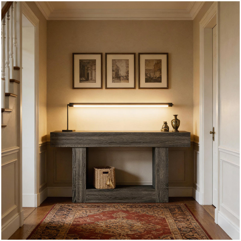 Sofa Table,Console Table,Entryway Table,TV Stand, Dark Gray