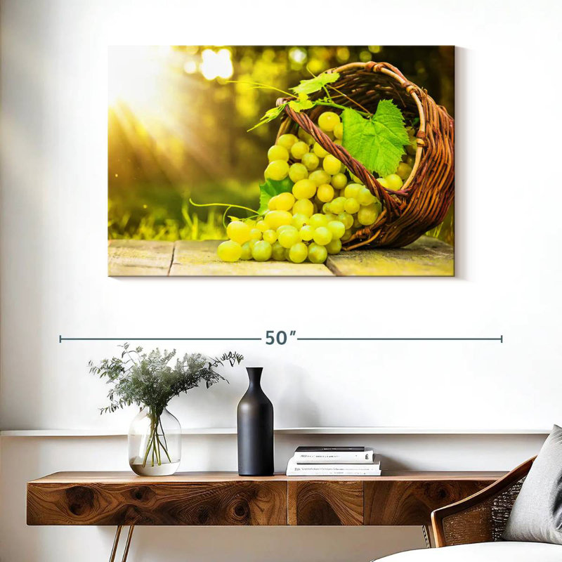 Yarlin Freshly Picked Grapes, 26" H x 39" W