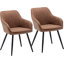 Chaise avec accoudoirs rembourrée Deverell