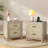 21.3'' W 2-Drawer Nightstand With Charging Station Boho End Table