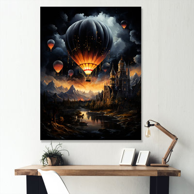 «Dark Balloon Mystery Journey II», reproduction d'art sur toile