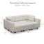 Canapé modulaire rembourré 7 pièces Soneson-1189584957