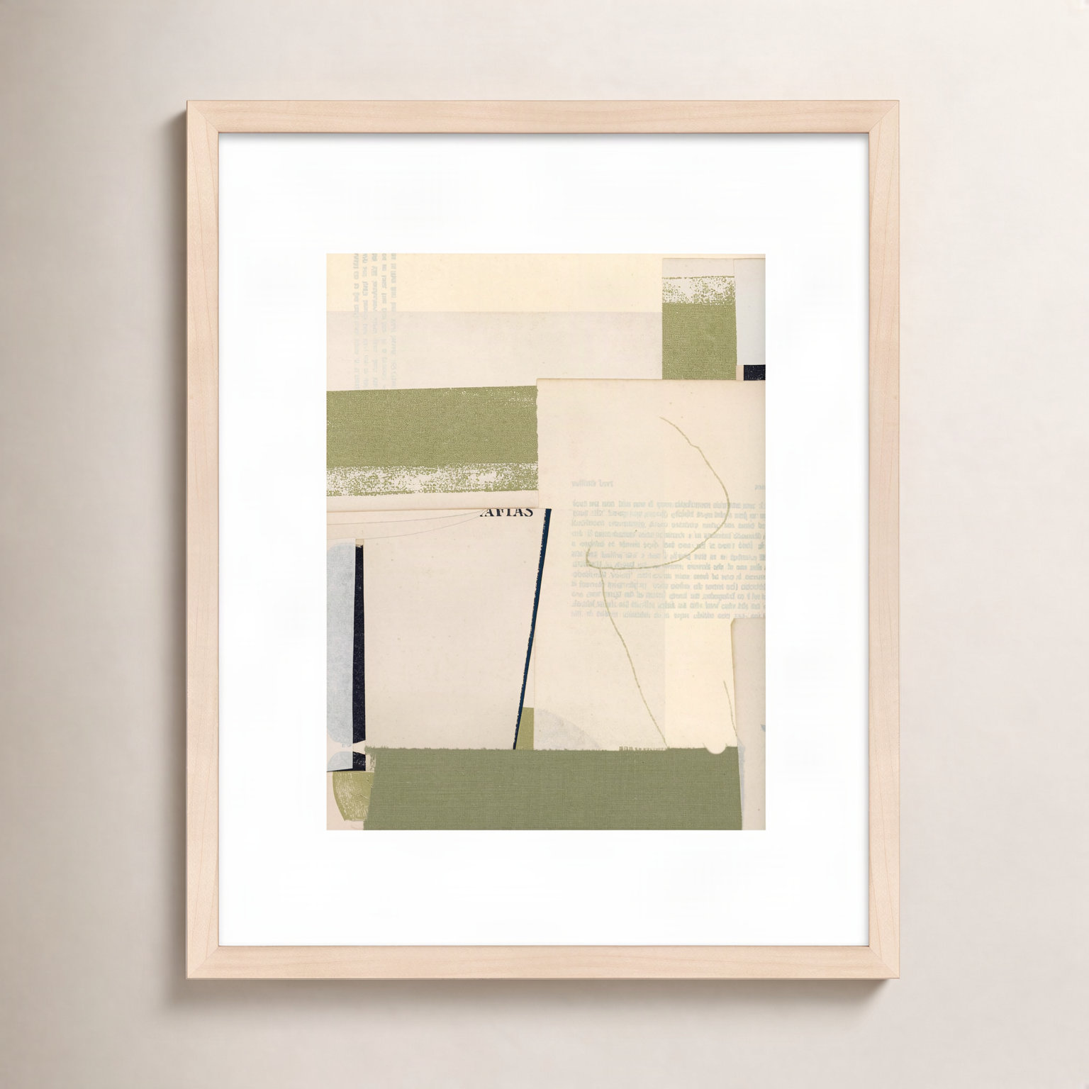 Following Again Print by Driftway Studio, 20" H x 16" W, Maple