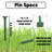 4.5 in. Plastic Sod/Fabric Pins