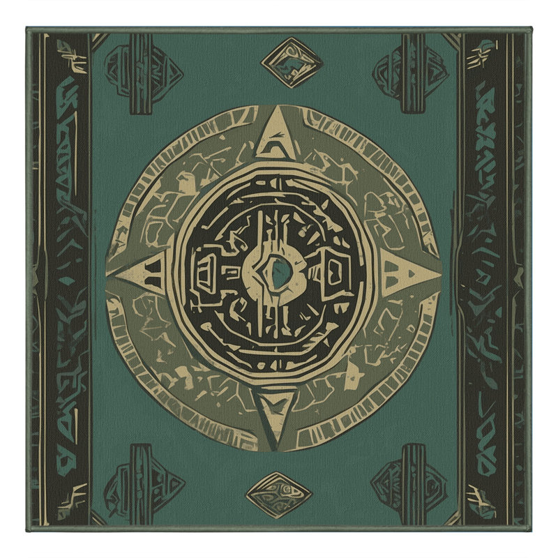 Tapis Sacred Echo, Square 4'