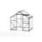 Greenhouse with Adjustable Roof Vent and Sliding Door-106239569