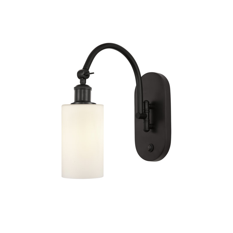 Bras pivotant en acier Ervine, Laiton antique, DEL, Oui