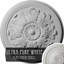 Médaillon de plafond Endurathane Jefferson, P 11 3/4 po x P 3/8 po (pour auvents jusqu'à 2 7/8 po), fini blanc perle peint à la main-27782134