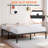 Queen Metal Platform Bed Frame with Reinforced Steel Slats – Silent, No Box Spring Needed, Under-Bed Storage-873529540