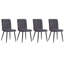 Drumboe 49cm H Tufted Velvet Upholstered Side Chair in Gray-573160873