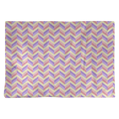 Napperon en coton 18 po chevrons