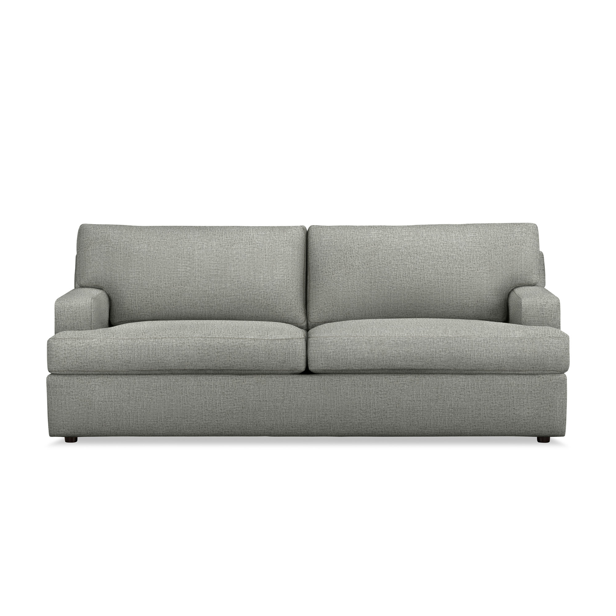 Cleo 84" Upholstered Custom Sleeper Sofa, Zuma Pumice Textured Linen