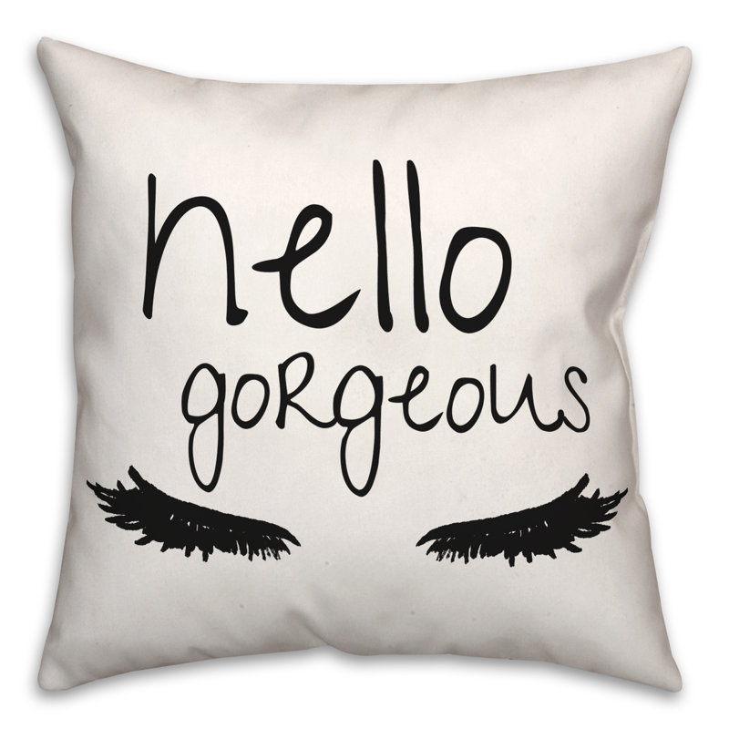 Coussin Hello Gorgeous