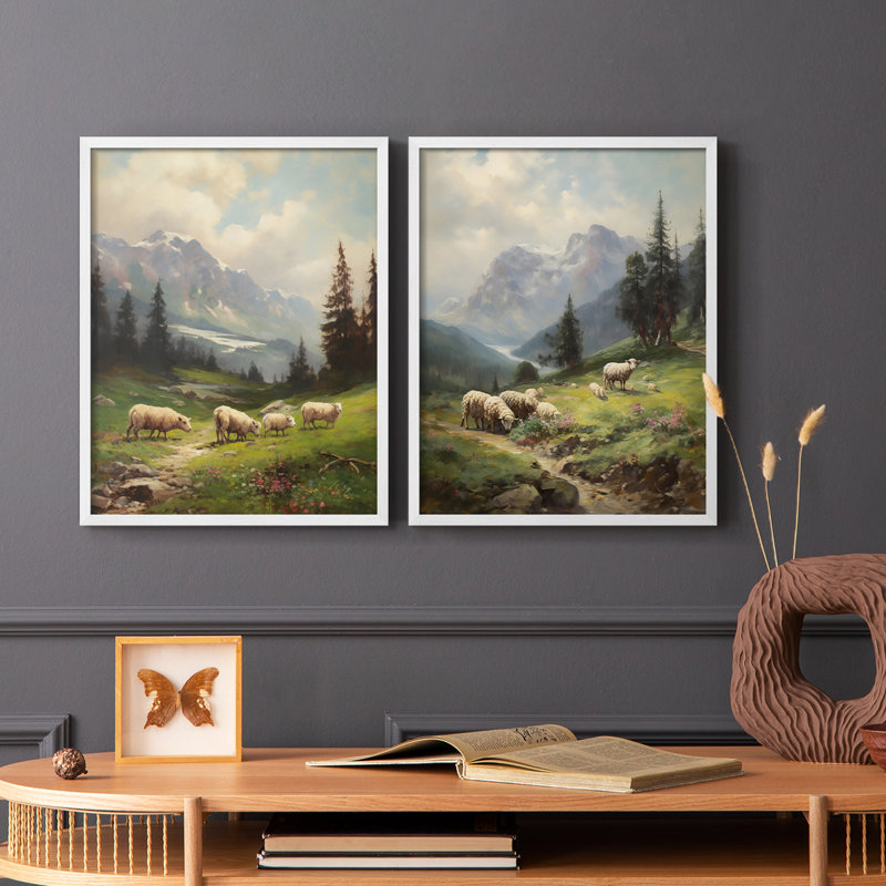 ANIMALS Series CCXCIX - Reproduction encadrée de qualité supérieure - prête à être accrochée - aucun clou requis - aucun clou requis