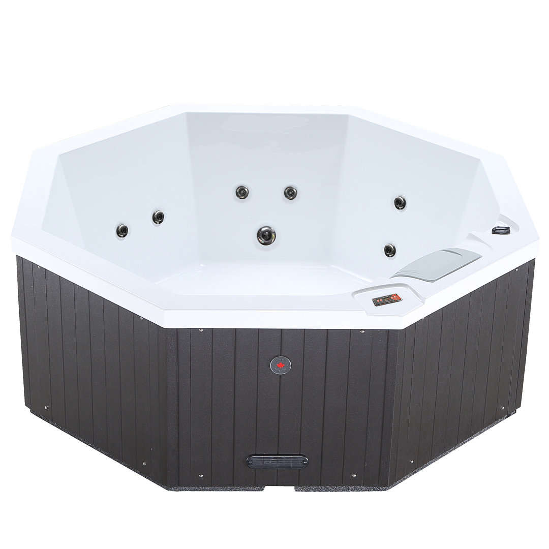 Canadian Spa Muskoka UV Hot Tub 6-Person 14-Jet with Blackout Insulation and UV Light Water Care