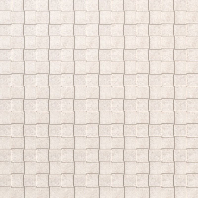 Zen Intreccio mosaïque ivoire mat, Ivoire ivoire