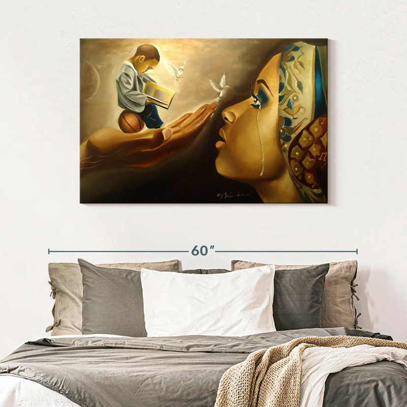 Mother Behold Your Child, H 32 po x l 48 po