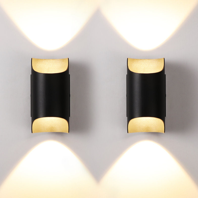 Commercial Grade LED Up Down Cylinder Wall Sconce for Patio Porch IP65 Waterproof