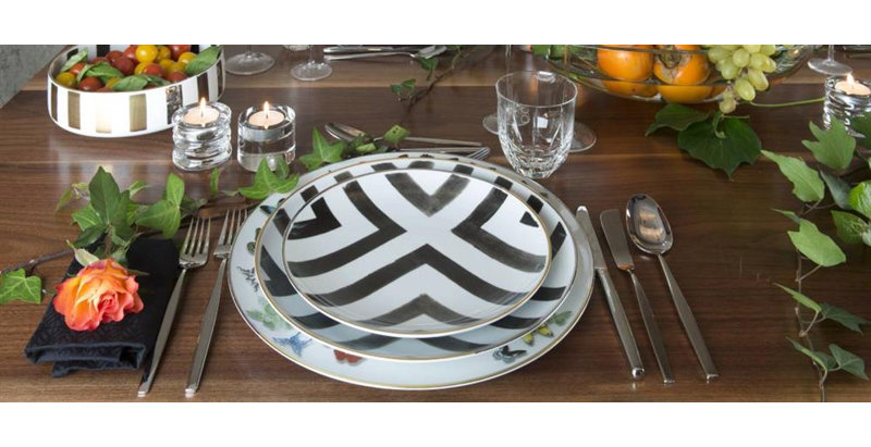 Sol Y Sombra Porcelain China Charger