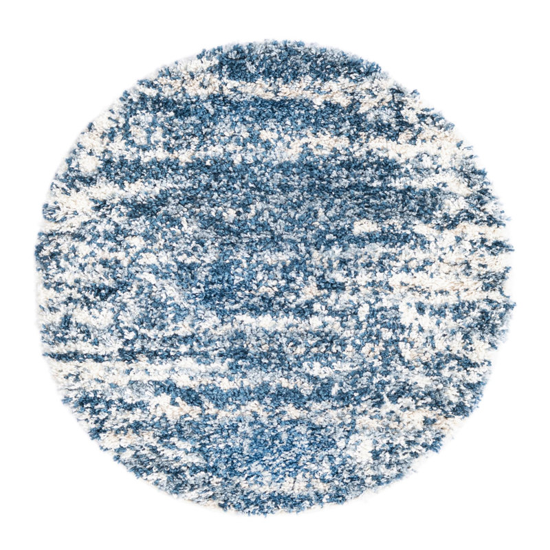 Knupp Abstract Indoor Rug, Round 3'3"