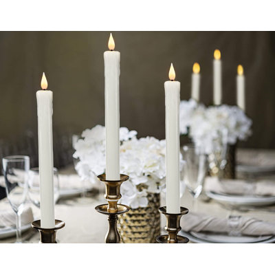 Unscented Flameless Taper Candle