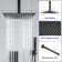 Complete Shower System Ceiling Mounted Dual Shower Head with Rough-in Valve