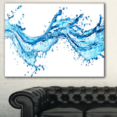 " Blue Water Splashes "