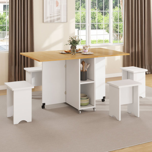 Ubuy Expandable Dining Room Table And Chairs Expandable