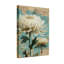 Plantes et fleurs, fond de script vintage floral de chrysanthème blanc-992838652