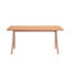 Table de salle à manger charmante en rotin et finition naturelle pour des rassemblements confortables