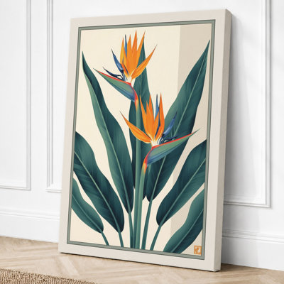 Tropical Bloom Botanical - Wrapped Canvas