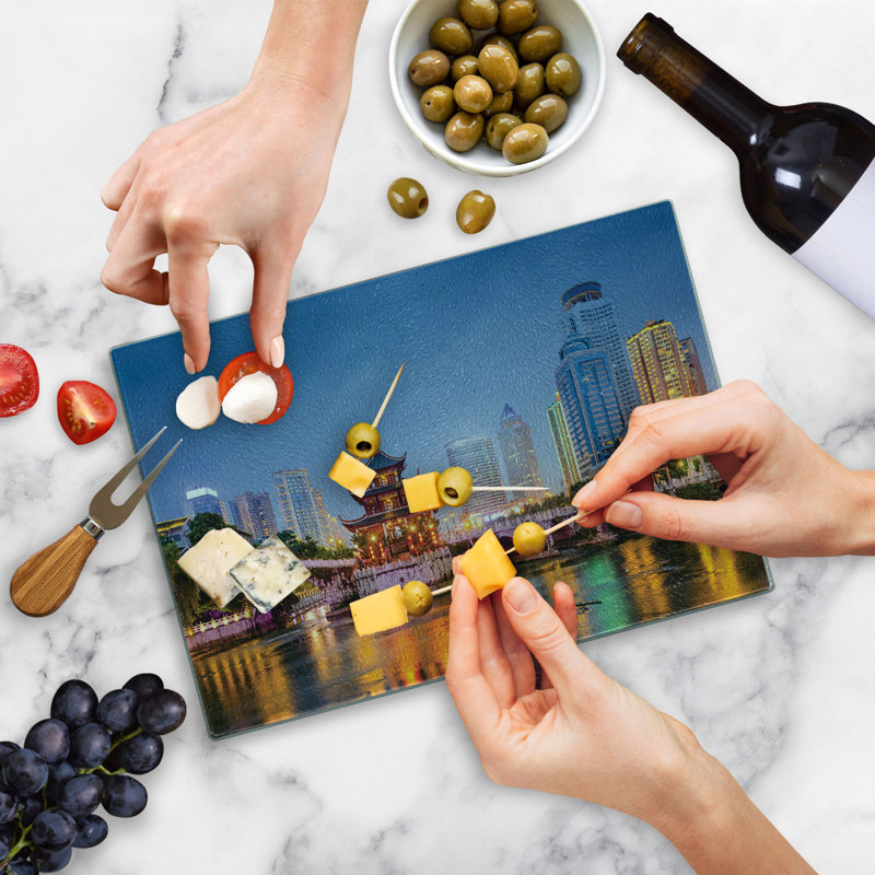 East Urban Home Glass Cutting Board