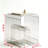 Iron End Table, Sofa Magazine Rack Side Table, Two Kinds of Placement, silver.