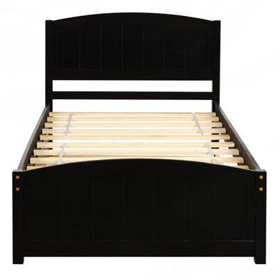 Lit plateforme simple avec lit gigogne