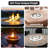 HIGH CAPACITY 250,000 BTU Fire Pit Burner Pan & Ring with PRO Connection Kit