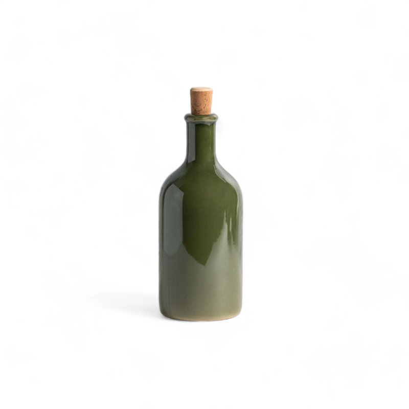 Distributeur d'huile d'olive en grès | Jazz 21 oz, Vert