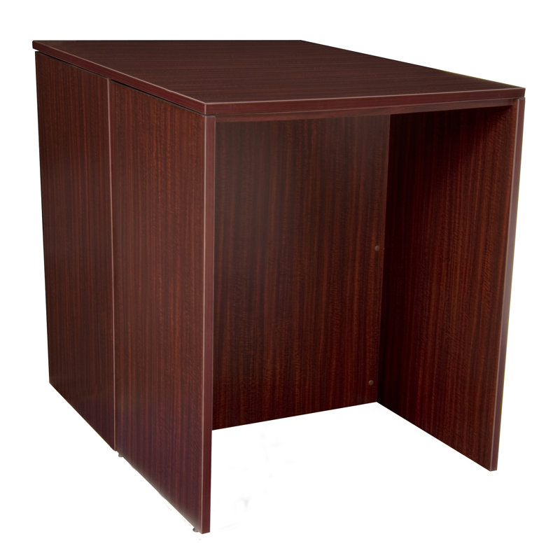 Bureau Nebih Stand Up Back to Back, Cerisier, 42" H x 46" W x 36" D