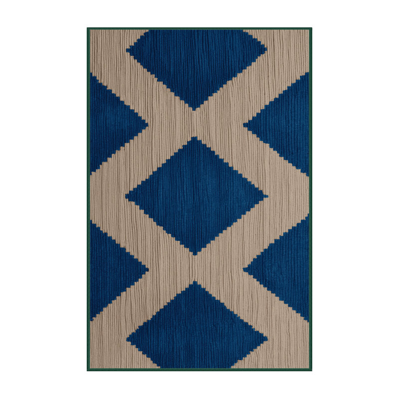 Tapis vert à carreaux lavable à la machine, Tapis de couloir 2 pi x 5 pi