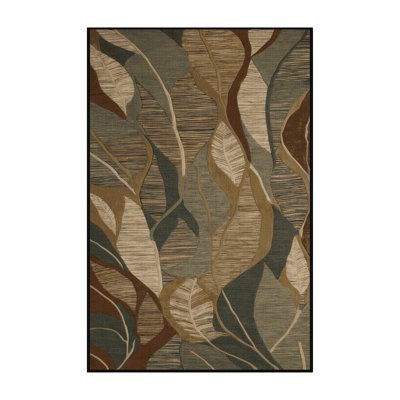 Machine Washable Nature Brown Area Rug