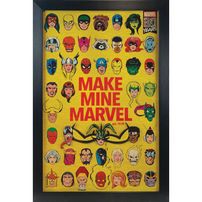 «Make Mine Marvel», reproduction encadrée