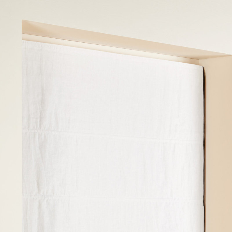 Carlina Blackout Roman Blind, White, 45 cm L x 20 cm W