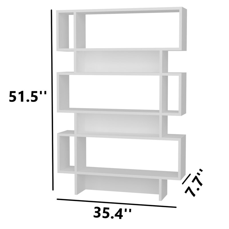 Bibliothèque géométrique H 35,43 "x l 51,5" Mose