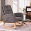 Chaise berçante d'appoint avec repose-pieds et poche de rangement-1789383901