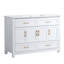 Ensemble de meuble-lavabo 48 po avec lavabo en céramique, armoire de rangement abondante, 4 portes à fermeture douce et 4 tiroirs-115922314