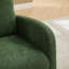 Lace Boucle Upholstered Rocking Chair with Retractable Footrest-1353471793