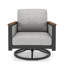 Chaise berçante d'extérieur en métal avec coussin Sunbrella® Townsend-2042551168-2064391865