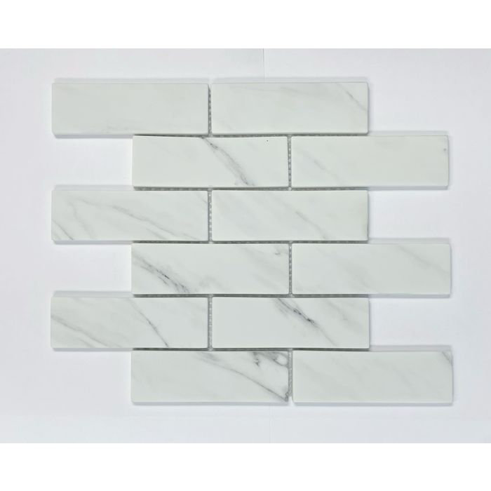 Carreau de mosaïque en verre, Blanc Calacatta