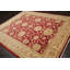 Tapis de zone en laine rouge 7 pi x 9 pi 1 po one-of-kind-noué la peshawar rouille Snyderville