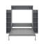 Grand lit escamotable avec tablettes et DEL-1446772055